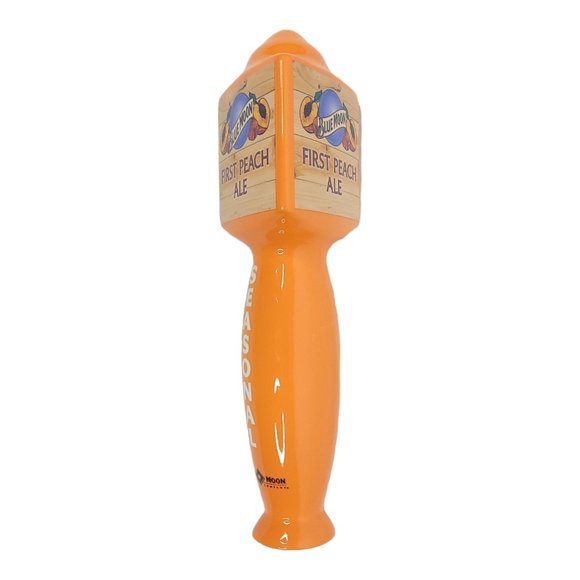 Blue Moon First Peach Ale Seasonal Beer Tap Handle Pub Bar Keg Man Cave Ceramic - Picture 2 of 11